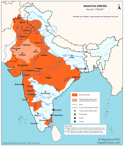 Maratha Empire Map
