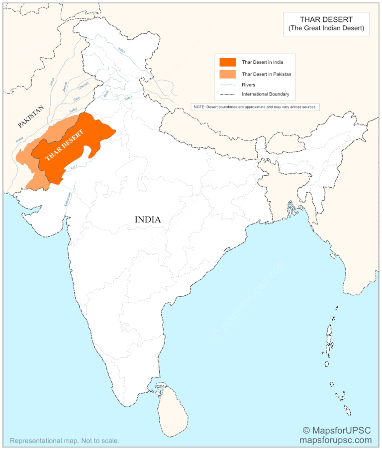 Thar Desert Map